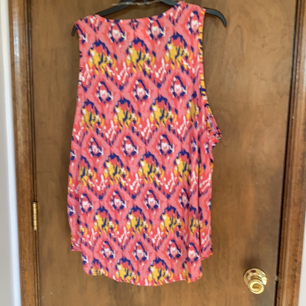 New york Laundry sleeveless knot front top attached necklace 3X - Picture 15 of 15